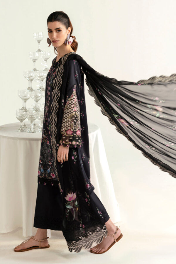 My Fashion Road Qalamkar QPrints Unstitched Printed Lawn Collection 2025 | 03A