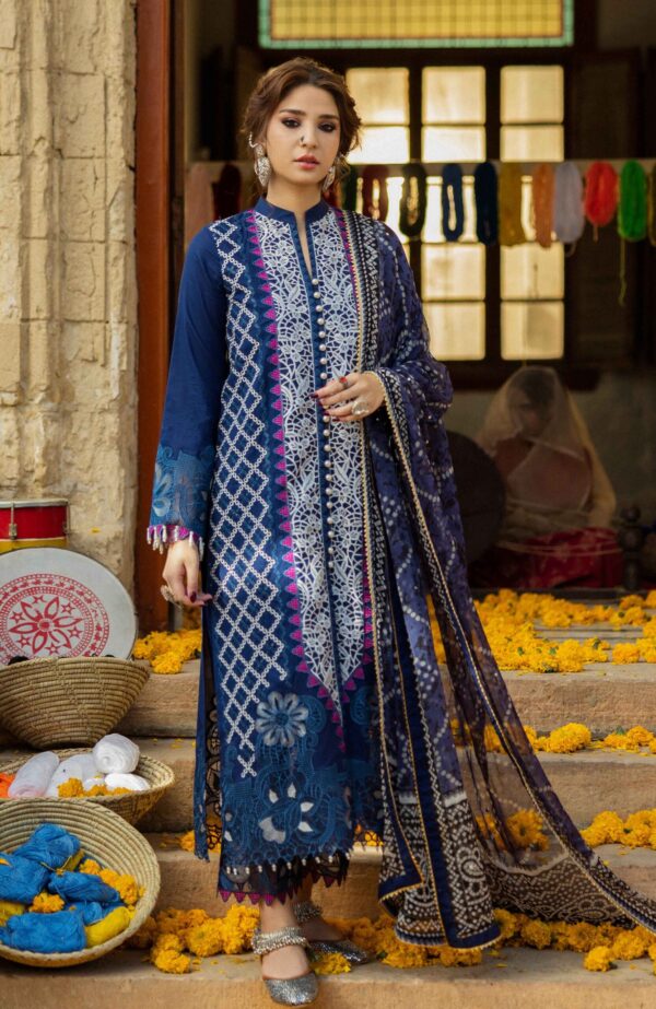 My Fashion Road Bandhani Lawn by Al Zohaib Unstitched Suit Collection 2025 | BTJ-25-03