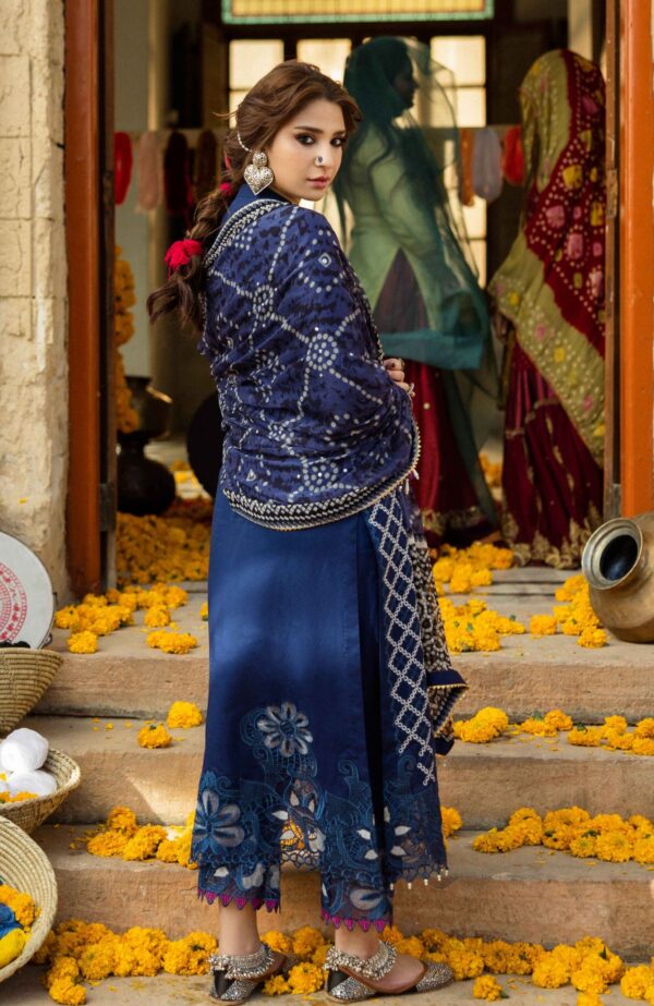 My Fashion Road Bandhani Lawn by Al Zohaib Unstitched Suit Collection 2025 | BTJ-25-03