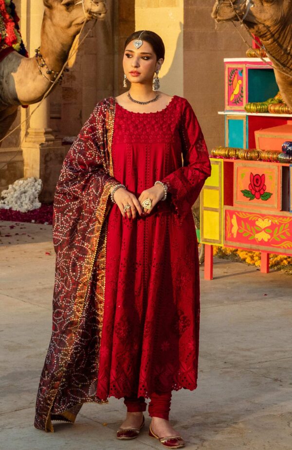 My Fashion Road Bandhani Lawn by Al Zohaib Unstitched Suit Collection 2025 | BTJ-25-04