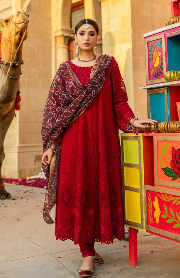My Fashion Road Bandhani Lawn by Al Zohaib Unstitched Suit Collection 2025 | BTJ-25-04
