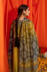 My Fashion Road Bandhani Lawn by Al Zohaib Unstitched Suit Collection 2025 | BTJ-25-08