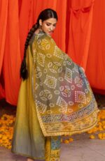 My Fashion Road Bandhani Lawn by Al Zohaib Unstitched Suit Collection 2025 | BTJ-25-08