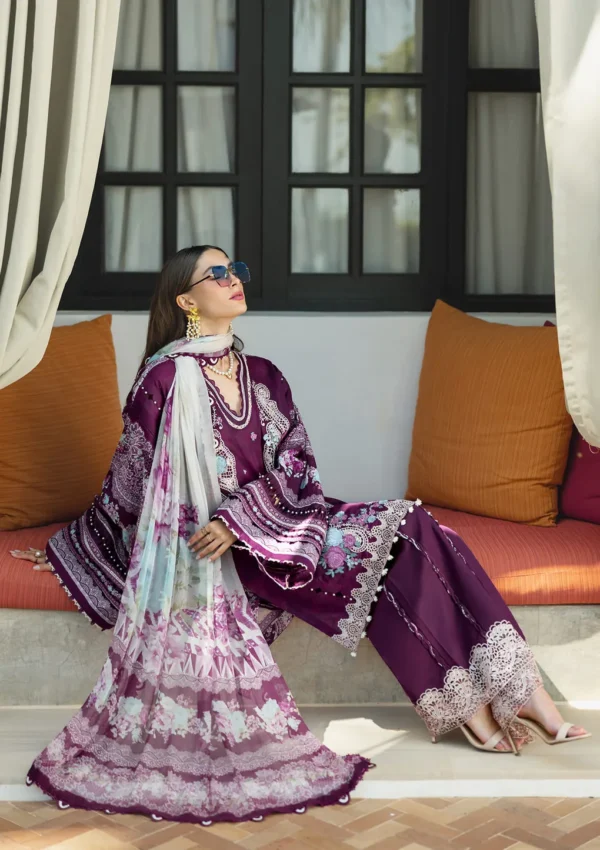My Fashion Road Elaf Signature Latest Collection Lawn 2025 | ETS-06B