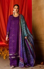 My Fashion Road Bandhani Lawn by Al Zohaib Unstitched Suit Collection 2025 | BTJ-25-09