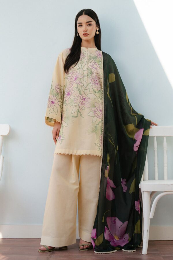 My Fashion Road Coco by Zara Shahjahan Embroidered Unstitched Lawn 2025 | 1B