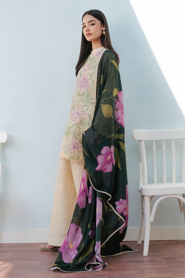 My Fashion Road Coco by Zara Shahjahan Embroidered Unstitched Lawn 2025 | 1B