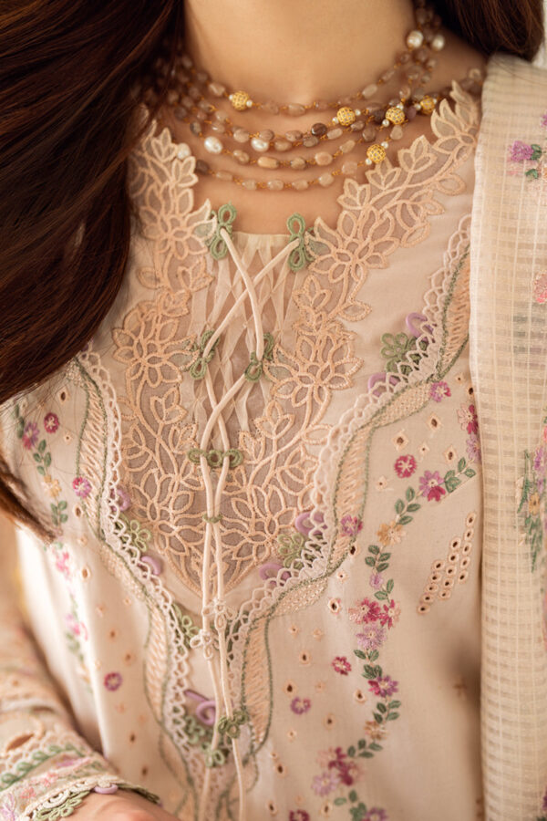 My Fashion Road Qalamkar Sahil Luxury Lawn Unstitched Collection 2025 | FK-12 LILY