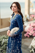 My Fashion Road Qalamkar Sahil Luxury Lawn Unstitched Collection 2025 | FK-05 AURORA