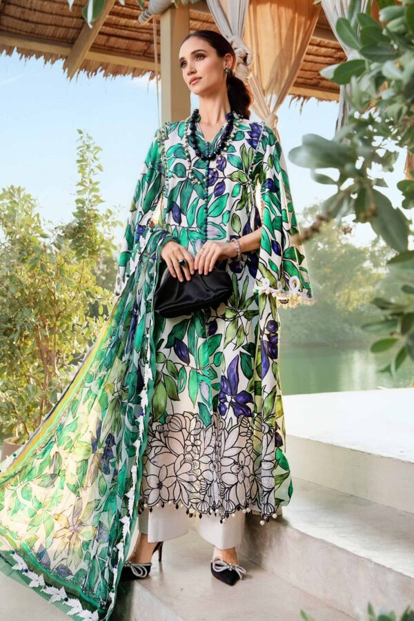 My Fashion Road MARIA B Mprints Unstitched Lawn Collection 2025 | Spring Summer | 5A