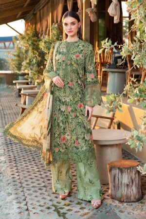 My Fashion Road MARIA B Mprints Unstitched Lawn Collection 2025 | Spring Summer | 8B