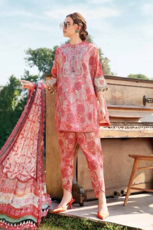 My Fashion Road MARIA B Mprints Unstitched Lawn Collection 2025 | Spring Summer | 13A