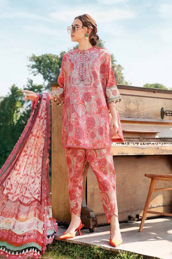 My Fashion Road MARIA B Mprints Unstitched Lawn Collection 2025 | Spring Summer | 13A