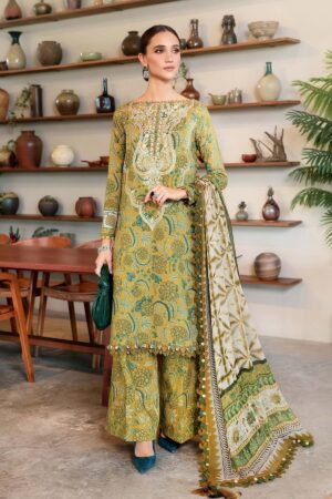 My Fashion Road MARIA B Mprints Unstitched Lawn Collection 2025 | Spring Summer | 13B