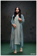 My Fashion Road Ganga Fashion Aaila Fancy Cotton Satin Ladies Suit | S3160-B