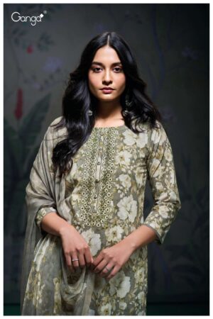 My Fashion Road Ganga Fashion Aalaiyah Summer Collection Fancy Cotton Suit | S3179 – C