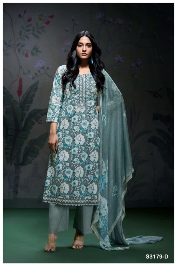 My Fashion Road Ganga Fashion Aalaiyah Summer Collection Fancy Cotton Suit | S3179 – D