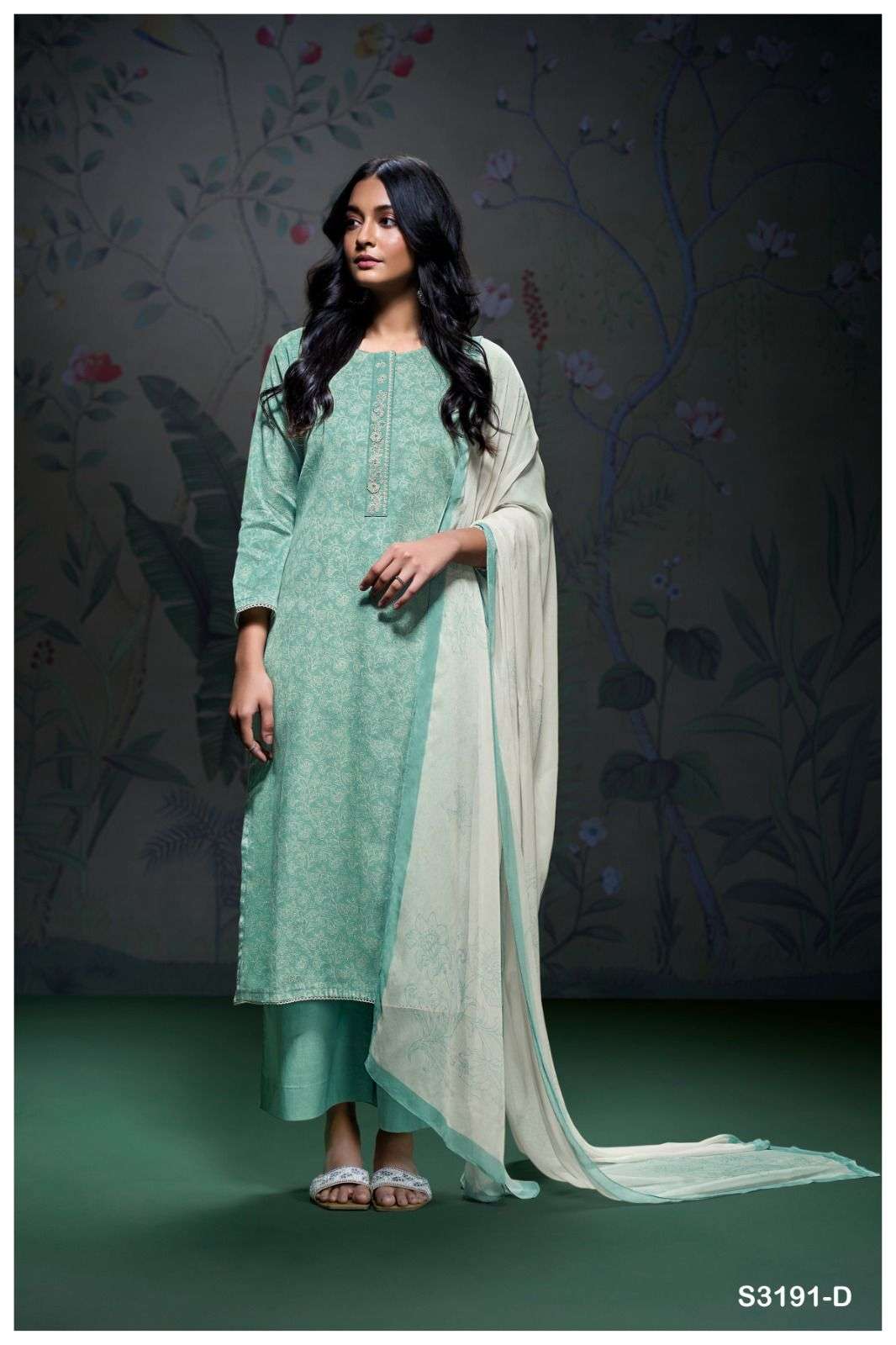 My Fashion Road Ganga Fashion Aanya Fancy Cotton Satin Suit | S3191 – D My Fashion Road Ganga Fashion Aanya Fancy Cotton Satin Suit | S3191 – D