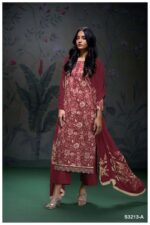 My Fashion Road Ganga Fashion Aariya Printed Cotton Satin Premium Suit | S3213 – A My Fashion Road Ganga Fashion Aariya Printed Cotton Satin Premium Suit | S3213 – A
