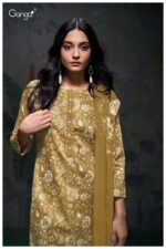 My Fashion Road Ganga Fashion Aariya Printed Cotton Satin Premium Suit | S3213 – B