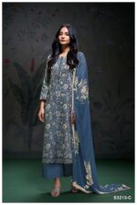 My Fashion Road Ganga Fashion Aariya Printed Cotton Satin Premium Suit | S3213 – C