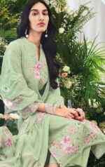 My Fashion Road Ganga Fashion Ahren Designer Cotton Jacquard Suit | C2018