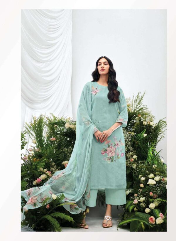 My Fashion Road Ganga Fashion Ahren Designer Cotton Jacquard Suit | C2016