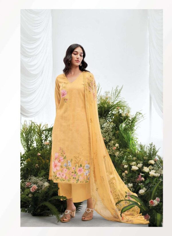 My Fashion Road Ganga Fashion Ahren Designer Cotton Jacquard Suit | C2019
