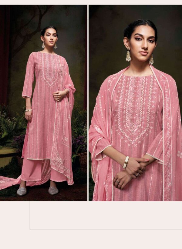 My Fashion Road Ganga Fashion Alira Fancy Handloom Cotton Ladies Suit | C1999