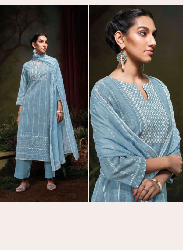 My Fashion Road Ganga Fashion Alira Fancy Handloom Cotton Ladies Suit | C2001