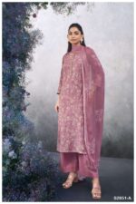 My Fashion Road Ganga Fashion Althea Printed Cotton Linen Suit | S2851 – A My Fashion Road Ganga Fashion Althea Printed Cotton Linen Suit | S2851 – A