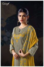 My Fashion Road Ganga Fashion Anliya Fancy Cotton Satin Ladies Suit | S3137-C