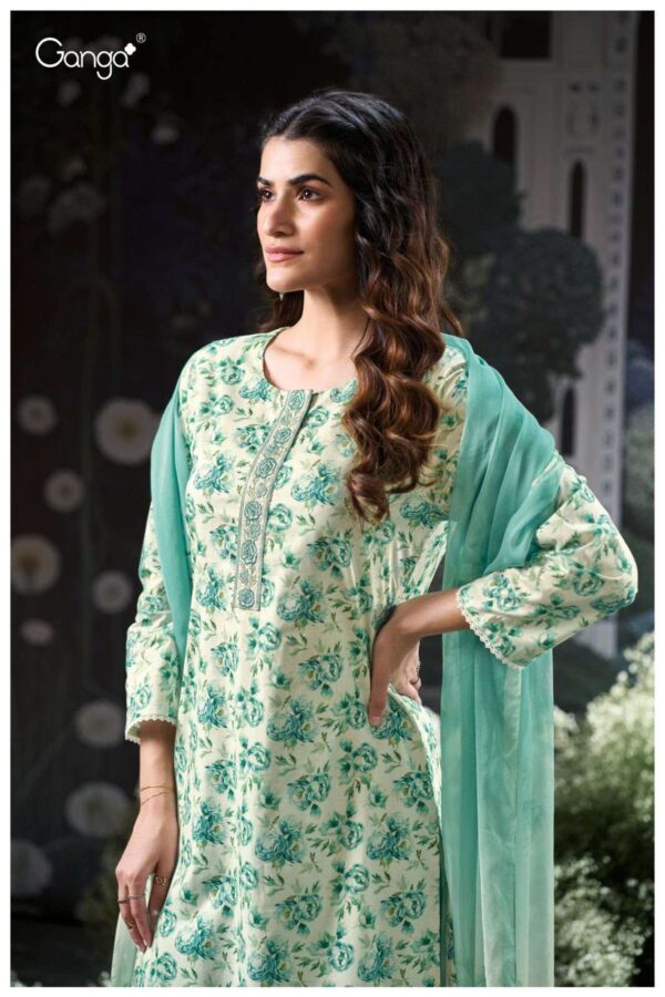 My Fashion Road Ganga Fashion Brita Fancy Cotton Ladies Suit | S3180 – B