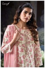 My Fashion Road Ganga Fashion Brita Fancy Cotton Ladies Suit | S3180 – A