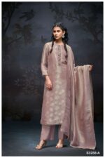 My Fashion Road Ganga Fashion Cailey Partywear Style Jacquard Silk Suit | S3258 – A