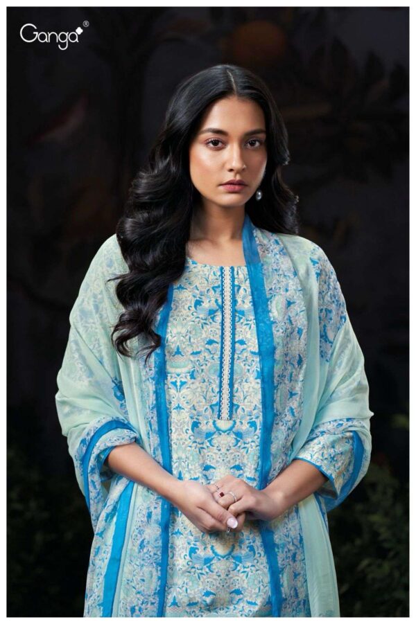 My Fashion Road Ganga Fashion Davie Designer Prints Cotton Ladies Suit | S3233 – A