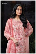 My Fashion Road Ganga Fashion Davie Designer Prints Cotton Ladies Suit | S3233 – D
