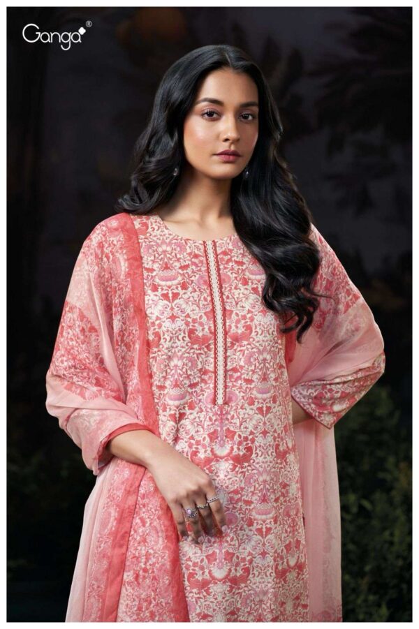 My Fashion Road Ganga Fashion Davie Designer Prints Cotton Ladies Suit | S3233 – D