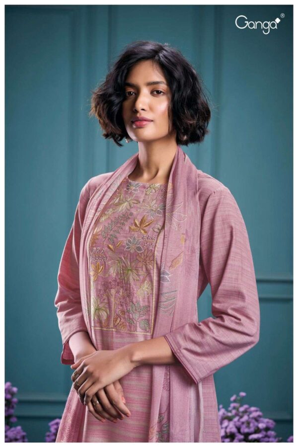 My Fashion Road Ganga Fashion Gisma Fancy Handloom Cotton Suit | S2713 – B