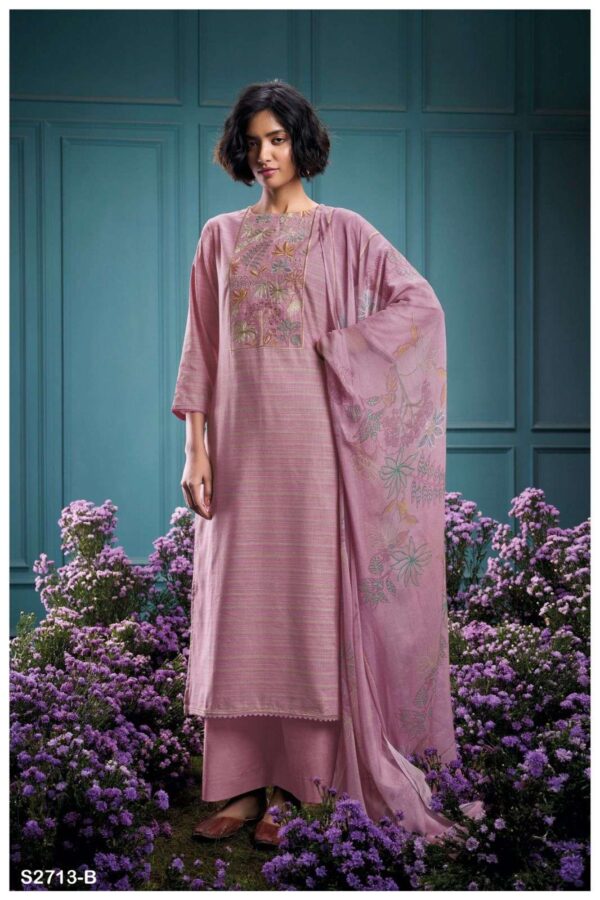 My Fashion Road Ganga Fashion Gisma Fancy Handloom Cotton Suit | S2713 – B