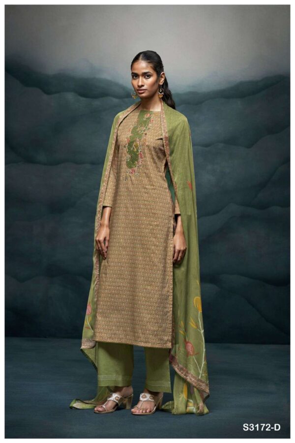 My Fashion Road Ganga Fashion Hadian Fancy Cotton Salwar Kameez | S3172 – D