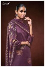 My Fashion Road Ganga Fashion Ilah Cotton Satin Premium Design Suit | S3197 – A