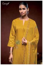 My Fashion Road Ganga Fashion Ilah Cotton Satin Premium Design Suit | S3197 – c