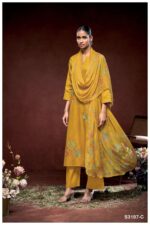 My Fashion Road Ganga Fashion Ilah Cotton Satin Premium Design Suit | S3197 – c