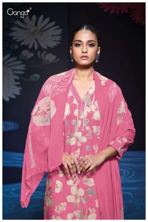 My Fashion Road Ganga Fashion Kadian Premium Cotton Ladies Suit  | S3246 – A