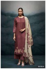 My Fashion Road Ganga Fashion Kayci Premium Design Cotton Satin Suit | S3193 – A