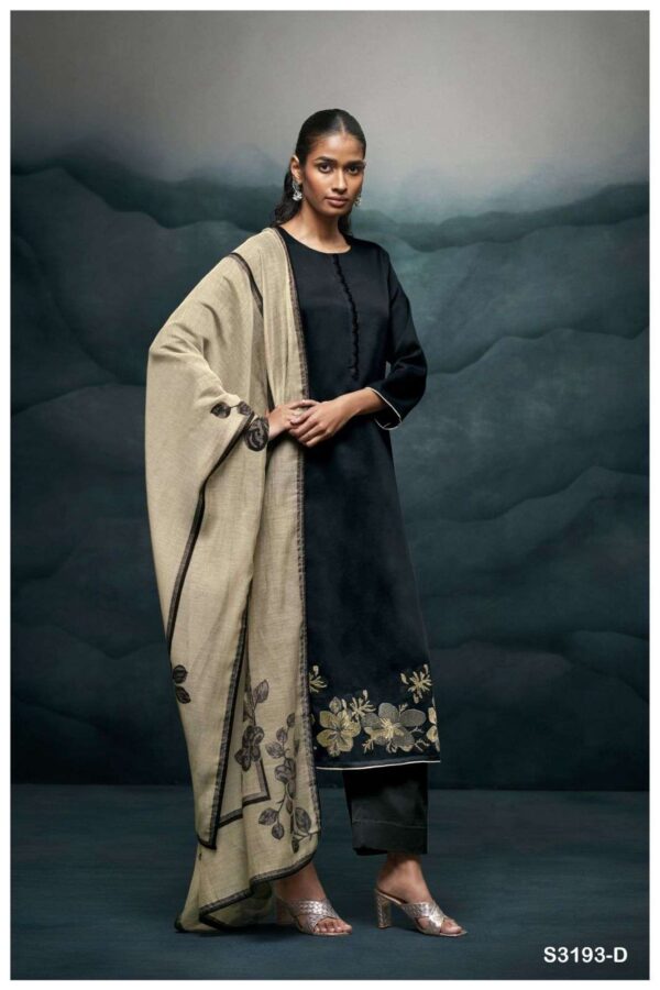 My Fashion Road Ganga Fashion Kayci Premium Design Cotton Satin Suit | S3193 – D