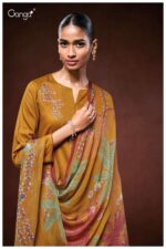 My Fashion Road Ganga Fashion Lemei Cotton Satin Fancy Suit  | S3237 – A