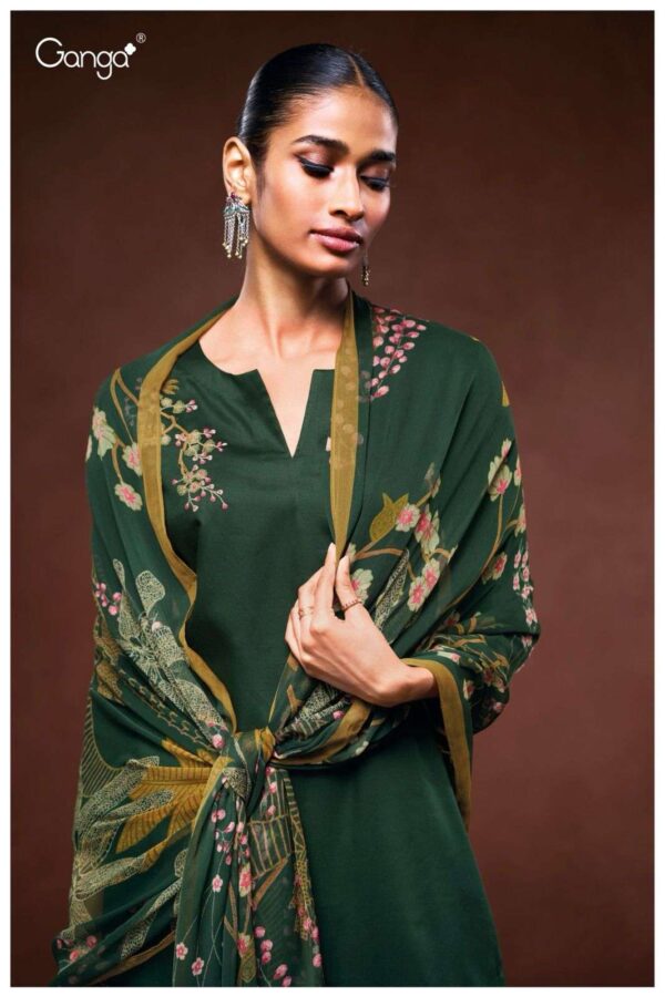My Fashion Road Ganga Fashion Lemei Cotton Satin Fancy Suit  | S3237 – C