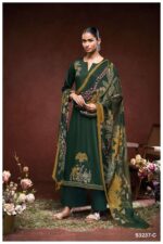 My Fashion Road Ganga Fashion Lemei Cotton Satin Fancy Suit  | S3237 – C